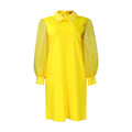 Women Dress Fashion Mesh Sleeves Beaded